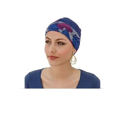 Abbildung von Fashy Strickmütze Kopfbedeckung Chemo Mütze Temperaturausgleichend Wendbar Pink
