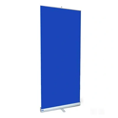 Abbildung von MyMaxxi Mobile Bluescreen Videorückwand als Streaming Hintergrund 150x210 cm Video Foto Photo Background Photography Chromakey