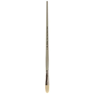 Abbildung von Winsor &amp; Newton 5523014 Artisan Synthetikfaser Pinsel mit Leistungsmerkmalen von Schweineborsten, robust und haltbar, perfekt für dickflüssige Öl Farbe Filbertpinsel Nr.14