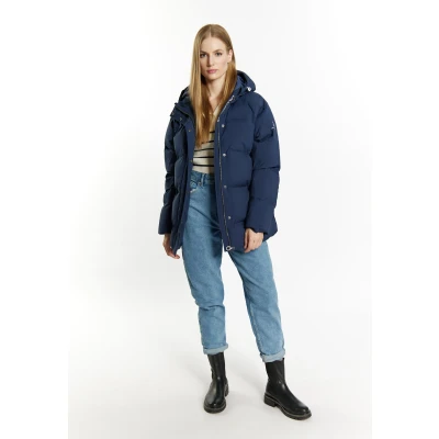Abbildung von Dreimaster SET Boundry Wintermantel, Damen, Größe: 40, Marine