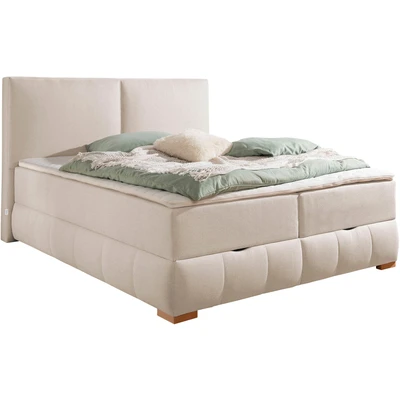 Abbildung von Guido Maria Kretschmer Home&amp;Living Boxbett &quot;Wehma&quot;, in H2, H3 &amp; H4 wählbar, inklusive Topper