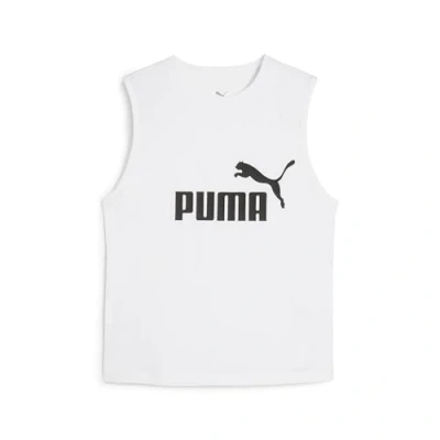 Abbildung von Puma ESS No. 1 Logo Slim Tanktop Damen Mit Print White Größe: S
