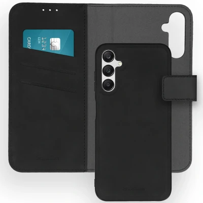 Abbildung von Samsung Galaxy A25 Hülle Kunstleder iMoshion 2 in 1 Case/Klapphülle Handyhülle Schwarz