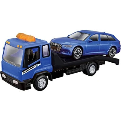 Abbildung von BBURAGO 18 31404, Schwertransporter Modell, Vormontiert, 1:43, Ford Focus ST, 2 Stück(e), Grün