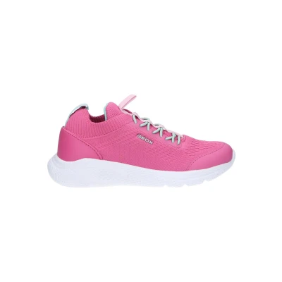 Abbildung von Geox Sprintye Sneaker low für Kinder, Größe: 36, Fuchsia/watersea Schuhe