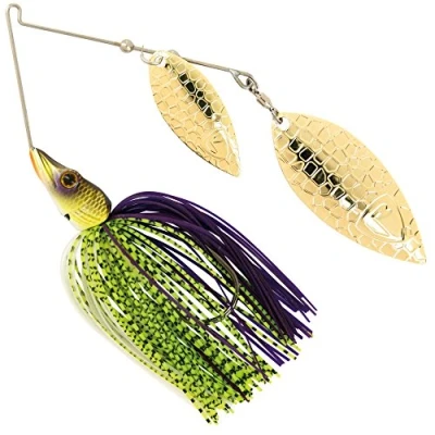 Abbildung von Fox Rage Spinnerbait Spinnköder zum Spinnangeln auf Hechte &amp; Barsche, Hechtköder Spinnfischen, Spinner Hechtangeln, Gewicht:28g, Farbe:Table Rock