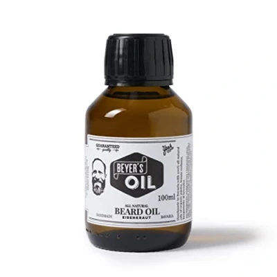 Abbildung von Beyer&#039;s Oil Bartöl Eisenkraut XXL 100 ml 100% natürliche Bartpflege mit Bio Jojobaöl Pflegt die Haut, macht den Bart weich