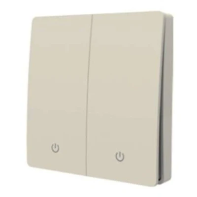 Abbildung von edi tronic Funkschalter System Kinetic Switch Funk Wandschalter Schalter 2 Fach batterielos