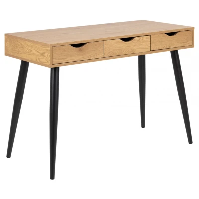 Abbildung von ACTONA GROUP Schreibtisch &quot;Neptun&quot;, Bürotisch, Arbeitstisch, mit 3 Schubladen, Breite 110 cm