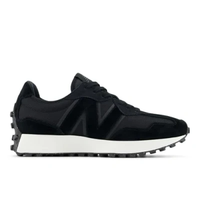Abbildung von New Balance U327 Unisex Sneaker low, Größe: 40, Black Leder und textil