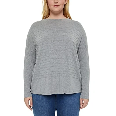 Abbildung von ESPRIT Damen 081EE1I342 Pullover, 039/MEDIUM Grey 5, 52