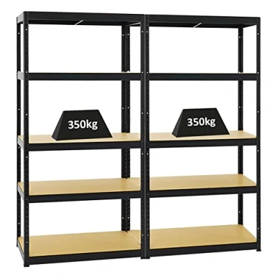 Abbildung von PROREGAL® Schwerlastregal MegaDeal 2x Slim Elephant S HxBxT 180x90x45cm 5 Ebenen