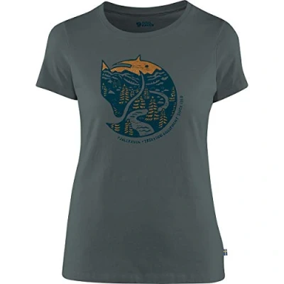 Abbildung von FJALLRAVEN Damen Arctic Fox Print T Shirt W Unterhemd, Dusk, XXS