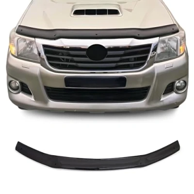 Abbildung von OMAC Motorhaube Deflektor Kompatibel mit Toyota Hilux 2012 2015 Insekten und Steinschlagschutz Windab