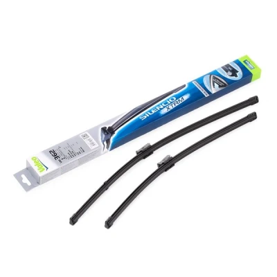 Abbildung von Scheibenwischer Valeo Silencio X.trm, Flat Blade Set 574462 vorne Rahmenlos Stiftbefestigung AUDI: A4 B9 Allroad, Q5, Q3, PORSCHE: Macan