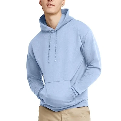 Abbildung von Hanes Herren Pullover EcoSmart Hooded Sweatshirt, hellblau, XX Large