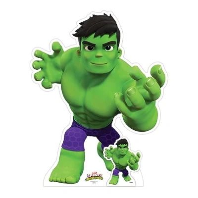 Abbildung von Star Cutouts SC4344 Pappaufsteller Hulk Spidey und Seine erstaunlichen Freunde, perfekt für Spider Man Fans, Partys Veranstaltungen