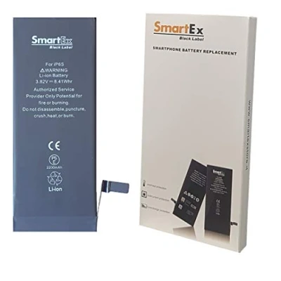 Abbildung von Smartex® Black Label Akku Batterie mit höher Kapazität kompatibel iPhone 6S 2200 mAh 2 Jahre Garantie