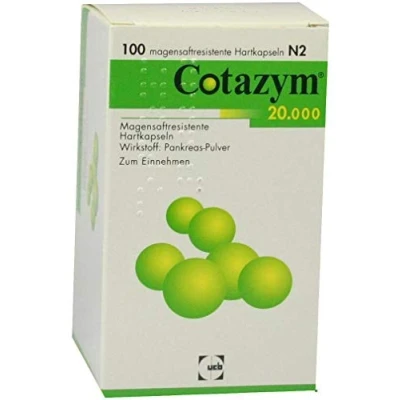 Abbildung von Cotazym 20.000 Pellets magensaftresisten 100 St