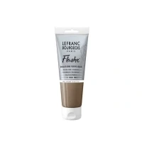 Abbildung von Lefranc Bourgeois 300475 Flashe Acrylfarbe &amp; Vinylfarbe, hochpigmentiert, elastisch, lichtecht, alterungsbeständig, matt, für den Innen Außenbereich, 80ml Tube Irisierendes Aschblau