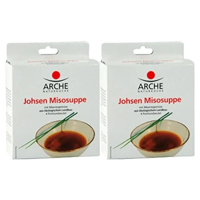 Abbildung von Arche Johsen Miso Suppe (4 Beutel à 15g) Bio Miso, 2er Pack (2 x 1 l)