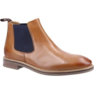 Abbildung von Hush Puppies Herren Blake Chelsea Stiefel, hautfarben, 42 EU