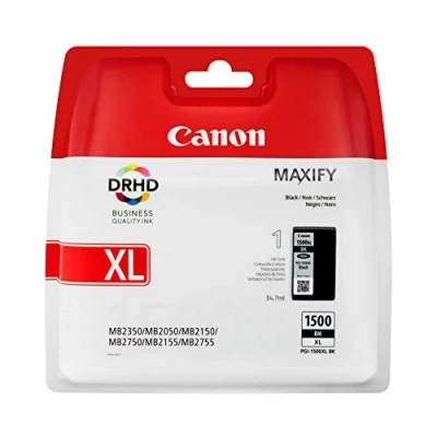 Abbildung von Canon Tintenpatrone PGI 1500 XL BK schwarz black 34,7ml ORIGINAL für MAXIFY Drucker