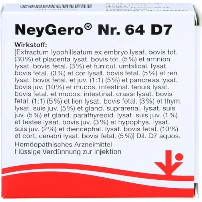 Abbildung von Neygero Nr.64 D 7 Ampullen 5X2 ml