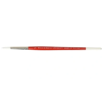 Abbildung von Winsor &amp; Newton 5423005 University Künstler Rundpinsel Nr.5 für Ölfarbe, Acrylfarbe und Aquarellfarbe