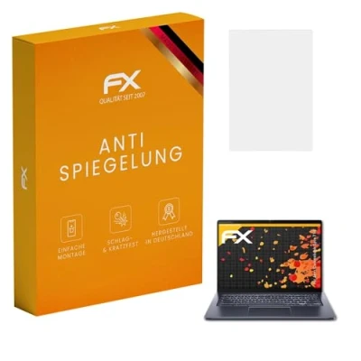 Abbildung von atFoliX Panzerfolie kompatibel mit Acer Chromebook Spin 714 Schutzfolie, entspiegelnde und stoßdämpfende FX Folie (2X)