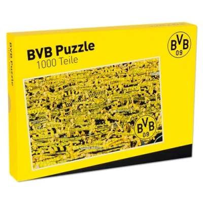 Abbildung von Borussia Dortmund Unisex Jugend BVB Puzzle 1000 Teile, schwarzgelb, 72x45cm