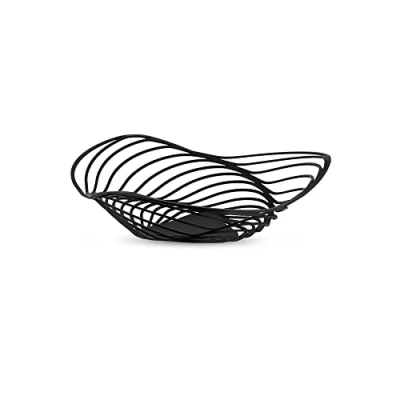 Abbildung von Alessi Trinity ACO02 B Design Obstschale aus Stahl mit Epoxidharz, Mittel, Schwarz