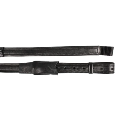 Abbildung von HORKA Steigbügelriemen Nylon Dressur Schwarz/Silber Warmblut Agradi.deVerkauft von Agradi