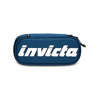 Abbildung von INVICTA Federmäppchen, Mäppchen, Federtasche für Schreibwaren, Mädchen&amp;Jungen, Schule und Gymnasium, Teenager, schwarz, LOGO