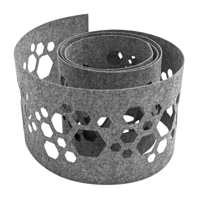Abbildung von Sichtschutzstreifen Design Vlies dekor Hexagon Einzelstreifen