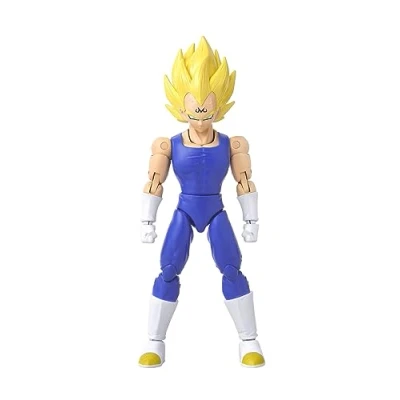 Abbildung von BANDAI Dragon Ball Z Stars Actionfigur 17 cm Majin Vegeta Offizielle Lizenz Gelenkige Figur Spielzeug für Kinder ab 4 Jahren 40731
