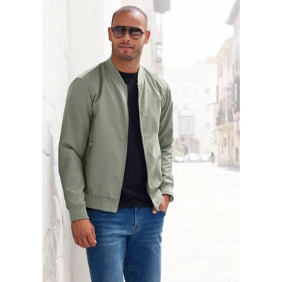 Abbildung von John Devin Blouson &quot;Jacke,&quot;, mit Rippkragen, moderne Übergangsjacke Innentasche