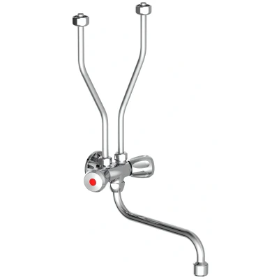 Abbildung von Schütte Spültischarmatur, Niederdruckarmatur für 5 l Boiler Übertischspeicher, Wandmontage
