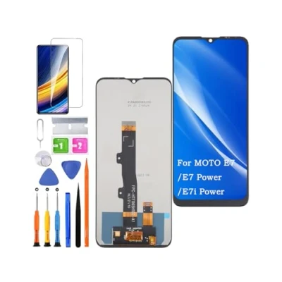 Abbildung von HLYGZX Ersatz Original Display für Motorola Moto E7 Power LCD Bildschirm, / E7i Bildschirm Touch Digitizer Assembly Reparaturteile Kit