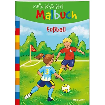 Abbildung von Mein schönstes Malbuch. Fußball: Malen für Kinder ab 5 Jahren (Malbücher und blöcke)