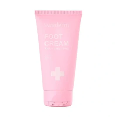Abbildung von swederm Foot Cream Fußcreme Feuchtigkeitsspendende Fußpflege Mit Säuren Vitamin E Exfoliert Spendet Feuchtigkeit Regeneriert Trockene Haut Glättet Erweicht Hornhaut 75 ml