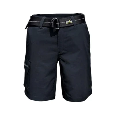 Abbildung von crazy4sailing Unisex Deckshorts Segelhose Shorts kurz wasserabweisend, Farbe:grau, Größe:L