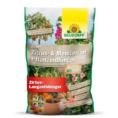 Abbildung von Blumenerde Neudorff Dünger Azet Zitrus MediterranPflanzenDünger 750g Dünger, (1 St)