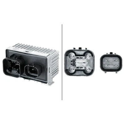 Abbildung von HELLA 4RV 008 188 671 Steuergerät, Glühzeit 4 FORD: Transit Mk6 Tourneo, Custom V362 Bus, Kastenwagen, PEUGEOT: Boxer Kastenwagen