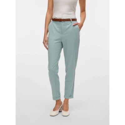 Abbildung von Vero Moda Anzughose VMMAYA MR LOOSE SOLID PANT NOOS knöchelfreie Form mit Saumaufschlag