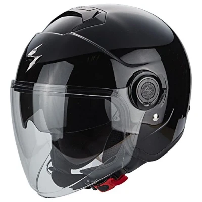 Abbildung von Scorpion Herren 83 100 03 Motorradhelm Exo City, Schwarz, S