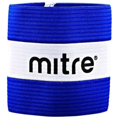 Abbildung von Mitre Fußball Armbinden Kapitänsbinde, Blue, Large