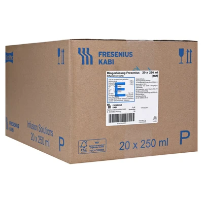 Abbildung von Ringer Lösung Fresenius KabiPac 20X250 ml