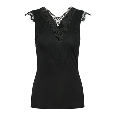 Abbildung von pieces Spitzentop &quot;PCILU SL TOP NOOS&quot;