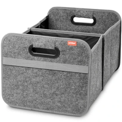 Abbildung von achilles Klappbox Auto Faltbox aus Filz, Kofferraumtasche, Einkaufstasche, Organizer